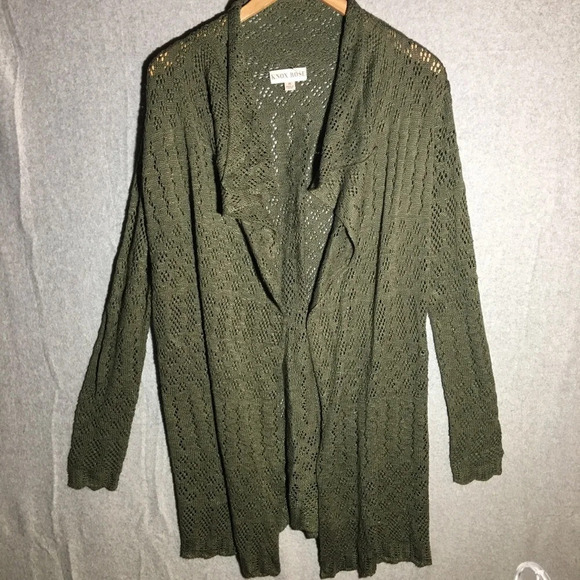 Womens Knox Rose Open Front Cardigan Boho Festival Crochet Witchy Layering - Picture 1 of 5